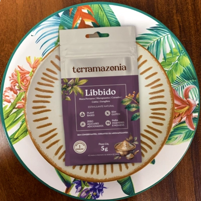Libbido em Pó, 3 Unidades, Sachê 5g Cada, Terramazonia