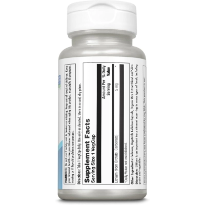 Lithium Orotate (Orotato de Lítio), 5mg, 60 Cápsulas, Kal