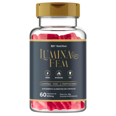 LuminaFem Termogênico 6000mg, 60 Cápsulas – BD NUTRITION