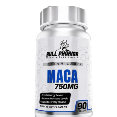 Maca 750mg, 60 comprimidos, Bull Pharma