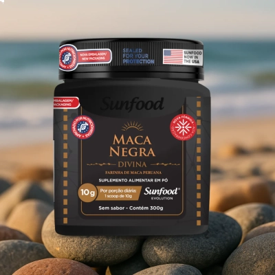 Maca Negra Divina 300g em pó - Sunfood 