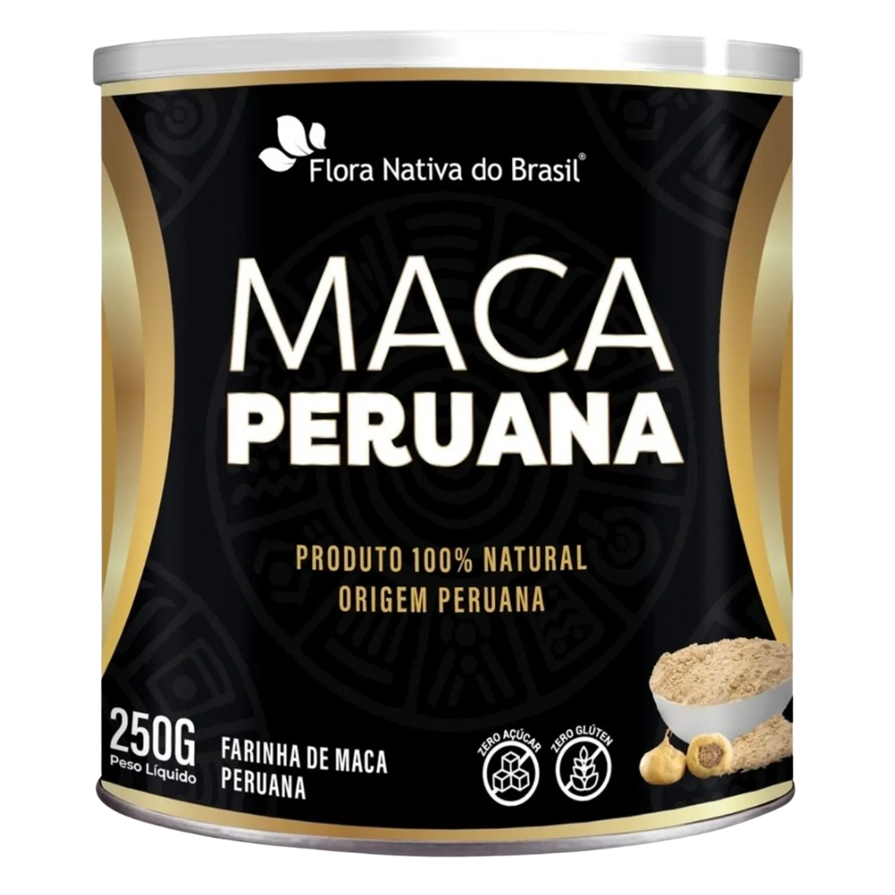 Maca Peruana Pura em Pó 250g - Flora Nativa do Brasil