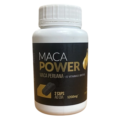Maca Power, 1200mg, 60 Cápsulas, Maxinutri 
