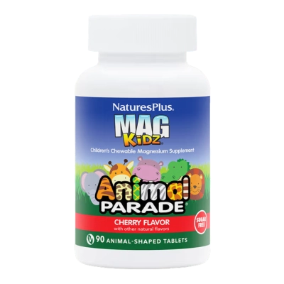 Mag Kidz – Sabor Cereja, 90 Comprimidos, Natures Plus