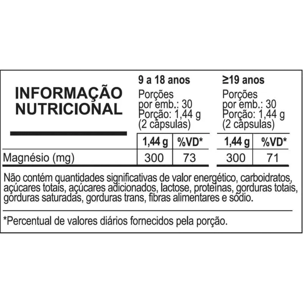 Magnésio Tri Complex, 60 Cápsulas - Sanavita
