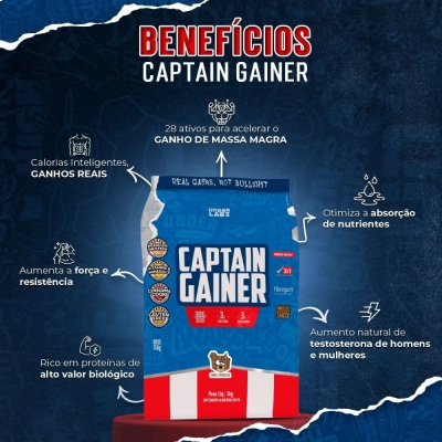 Mass Captain Gainer 3kg Chocobear - Under Labz