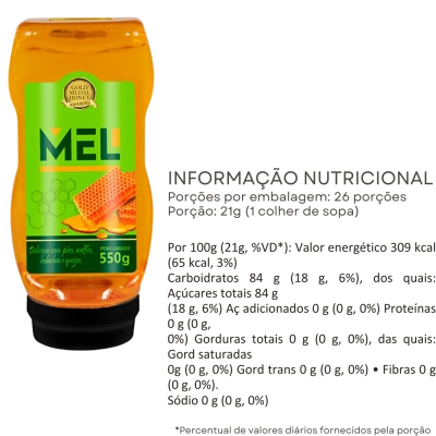 Mel, Sabores 550g - Apis Nativa
