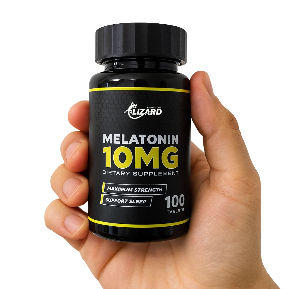 Melatonina 10mg, 100 Comprimidos, Lizard
