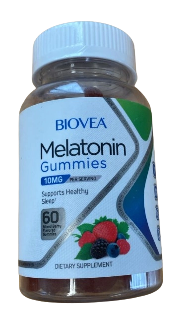 Melatonina 10mg, 60 Gomas Mix de Frutas, Biovea
