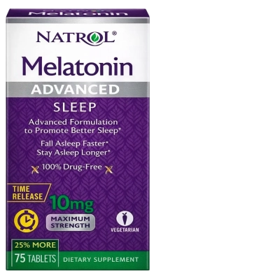 Melatonina 10mg, Time Release liberacao gradativa, Comprimidos, Natrol
