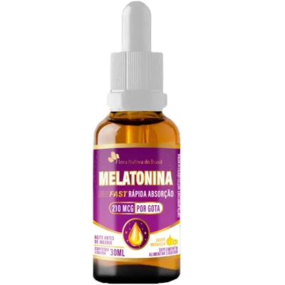 Melatonina 210mcg, 30ml Sabores, Flora Nativa