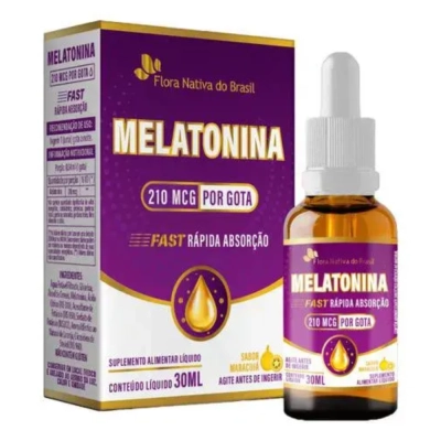 Melatonina 210mcg, 30ml Sabores, Flora Nativa