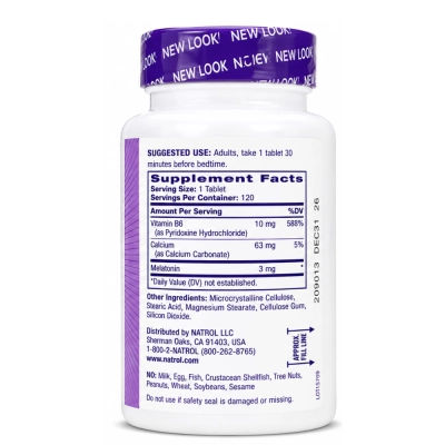 Melatonina 3mg, 120 Comprimidos, Natrol
