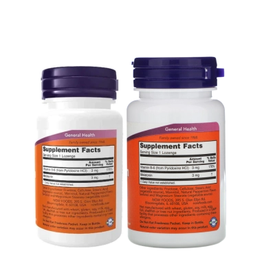 Melatonina 3mg, Relaxamento, Sono Reparador e Qualidade de Vida, Cápsulas, Now