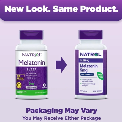 Melatonina 5mg, 100 Comprimidos, Time Release, Natrol