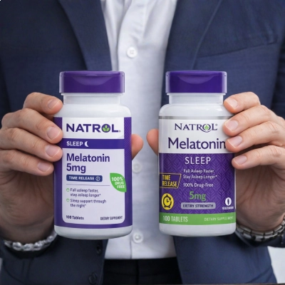 Melatonina 5mg, 100 Comprimidos, Time Release, Natrol