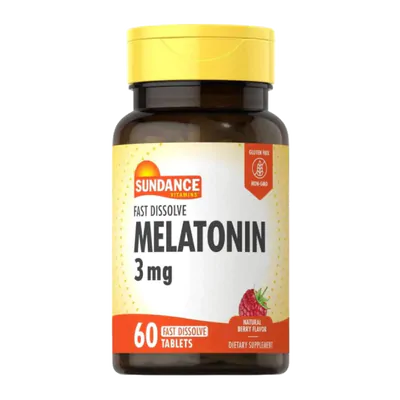 Melatonina 5mg, 60 Gomas, Sabor frutos silvestres, Sundance