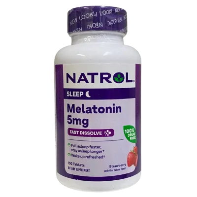Melatonina 5mg, Fast Dissolve, 150 Comprimidos, Natrol