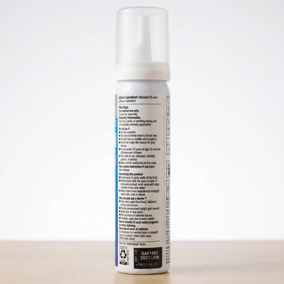 Minoxidil for Men, Aerosol foam, 60g, Kirkland