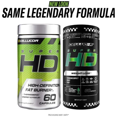 Mistura Termogênica Super HD, 60 Cápsulas, Cellucor, Importado