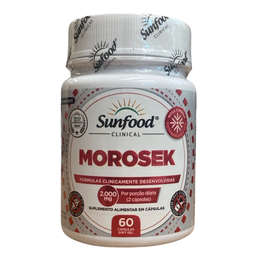 Morosek 60 Cápsulas de Laranja Moro - 2000mg - Sunfood