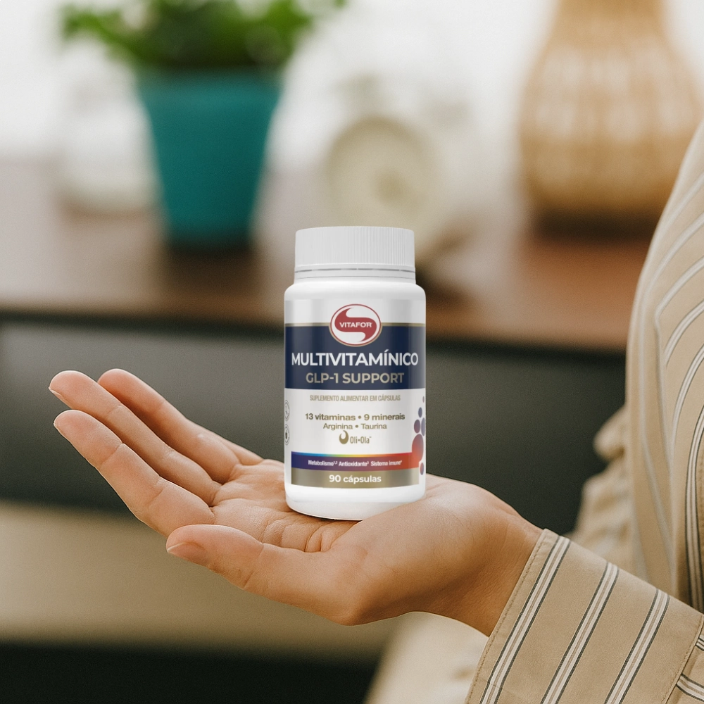 Multivitamínico GLP-1 Support - 90 Cápsulas, 500mg - Vitafor