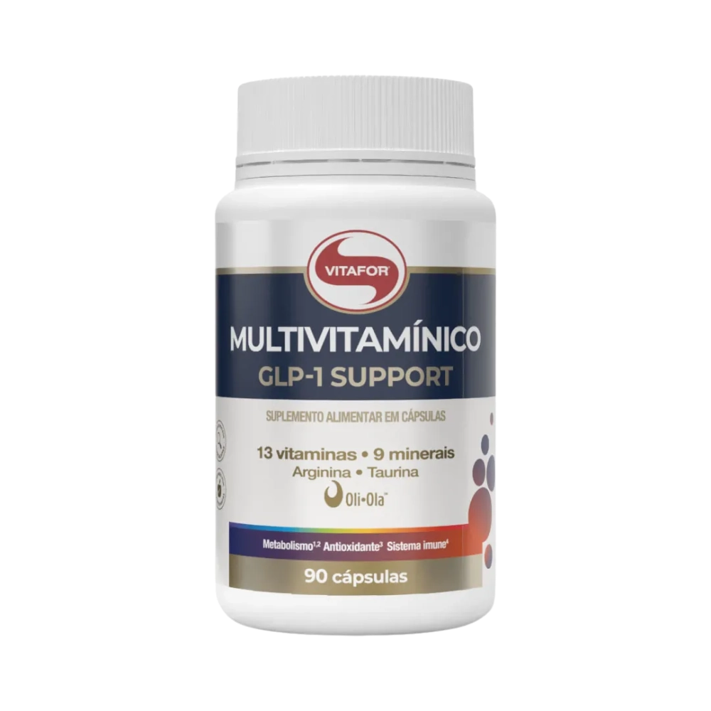 Multivitamínico GLP-1 Support - 90 Cápsulas, 500mg - Vitafor
