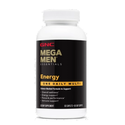 Multivitamínico Mega Men Essentials One Daily, 60 Cápsulas, GNC 