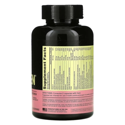 Multivitamínico Opti-Women, Cápsulas, Optimum Nutrition