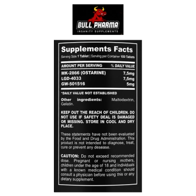 Muscle Bull, 100 comprimidos, Bull Pharma