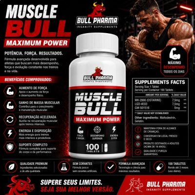 Muscle Bull, 100 comprimidos, Bull Pharma