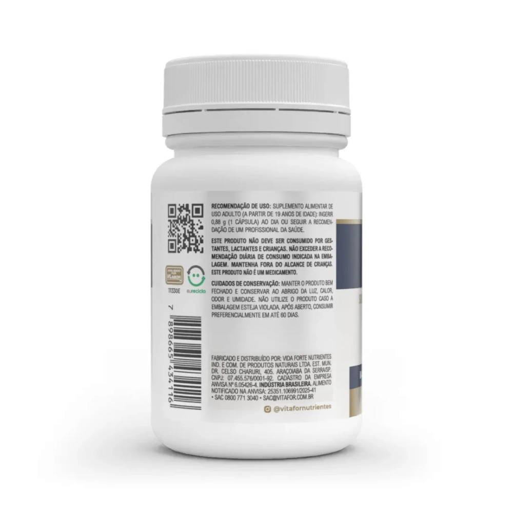 NAC 30 Cápsulas, 750mg - Vitafor