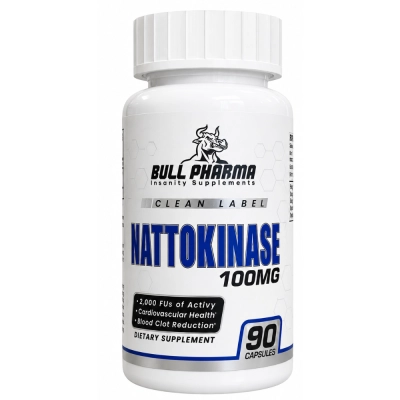 Nattokinase 90 Cápsulas, 100 Mg - Bull Pharma