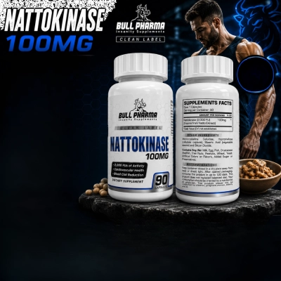 Nattokinase 90 Cápsulas, 100 Mg - Bull Pharma