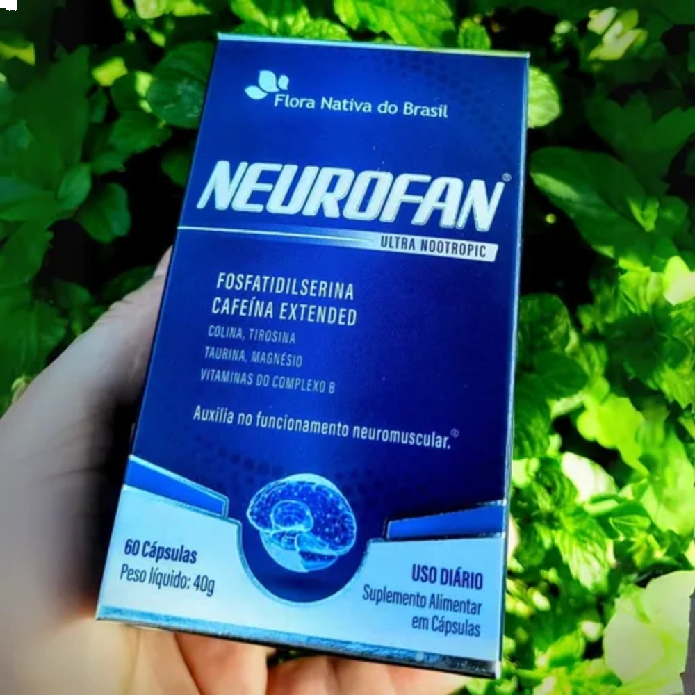 Neurofan ULTRA (Fosfatidilserina + Vitaminas) 60 cápsulas - Flora Nativa do Brasil