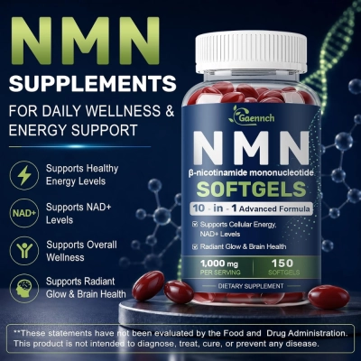 NMN Supplement Complex 1000mg, Opções, Gaennch