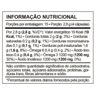 Óleo de Chia, 700mg, 60 Cápsulas, QualyNutri