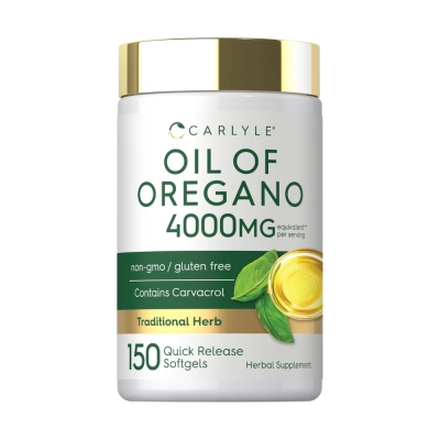 Óleo de Orégano 4000mg, 150 Cápsulas, Carlyle