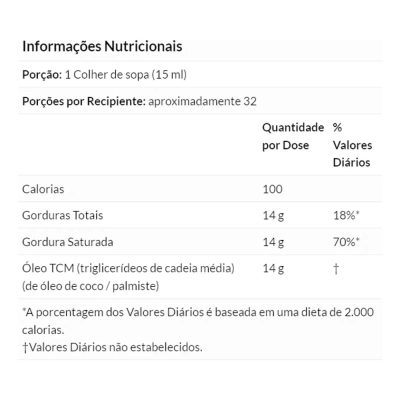 Óleo MCT, Sabores, 473 ml, Now