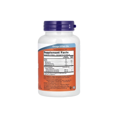 Ômega-3, 1000mg, 180 EPA/120 DHA, 100 Cápsulas, Now
