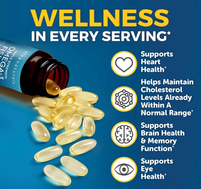 Ômega 3, 2500Mg, Com ácidos Graxos Reesterificados, 180 cápsulas, Viva Naturals