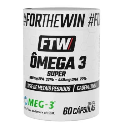 Ômega 3 Super, EPA 660mg DHA 440mg, Opções, Capsulas, FTW