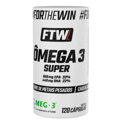Ômega 3 Super, EPA 660mg DHA 440mg, Opções, Capsulas, FTW