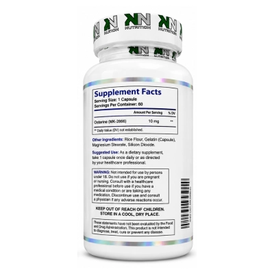 Ostarine 10mg, 60 Cápsulas, KN Nutrition