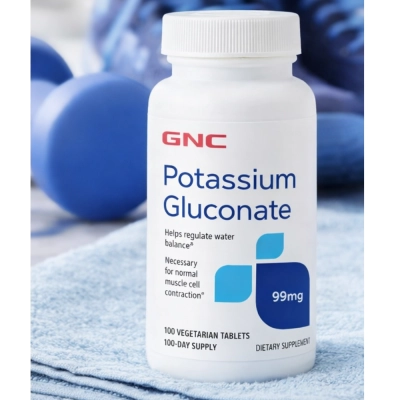 Potassium Gluconate 99mg, 100 Cápsulas, GNC