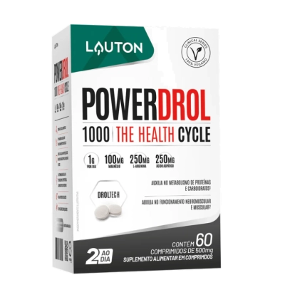 Powerdrol Performance Series, 60 Comprimidos, Lauton Nutrition