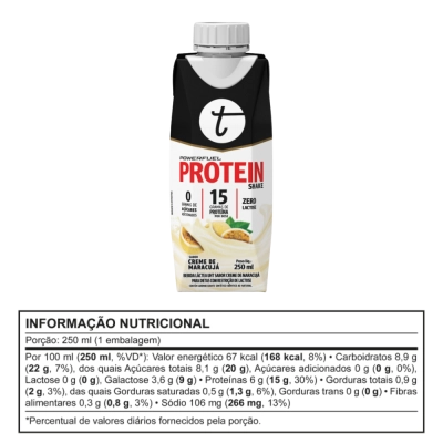 PowerFuel Whey Protein UHT – Proteína Pronta, Sem Lactose, 3 Unidades 250ml – Trustfuel