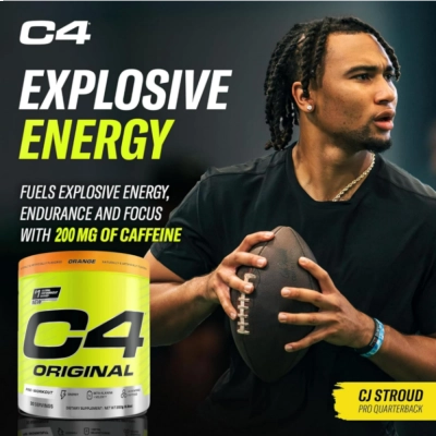 Pré Treino C4 Original, Sabor Laranja 273g, Cellucor 
