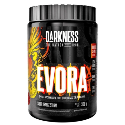 Pré-treino Com Dobro De Cafeína Évora XT Sabores, 300g - Darkness
