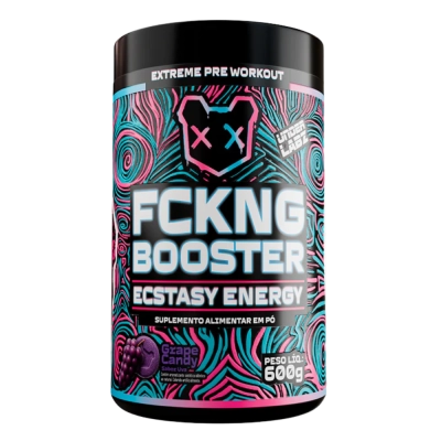 Pré-Treino Fckng Booster Ecstasy Energy, Sabores, 600g - Under Labz